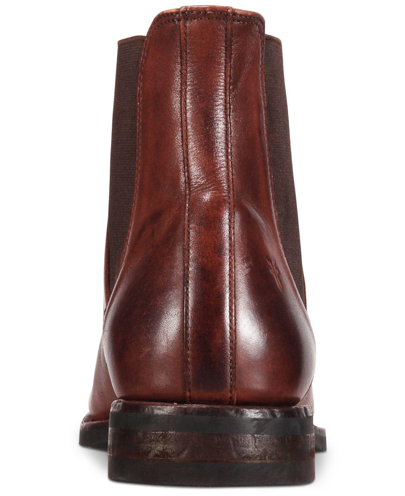 frye men's ben leather chelsea boots