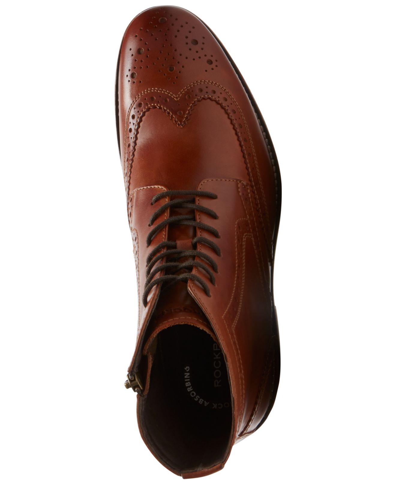 rockport wingtip boots