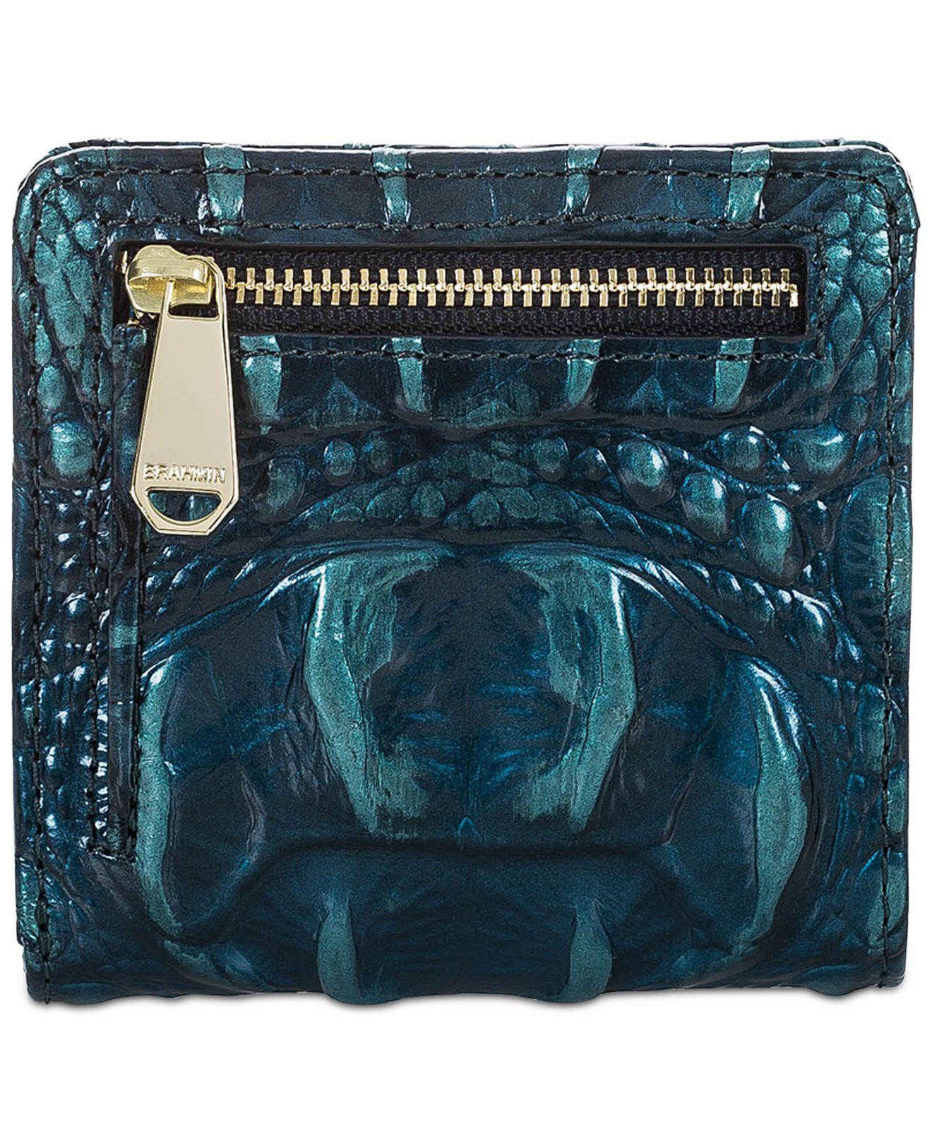 blue brahmin wallet