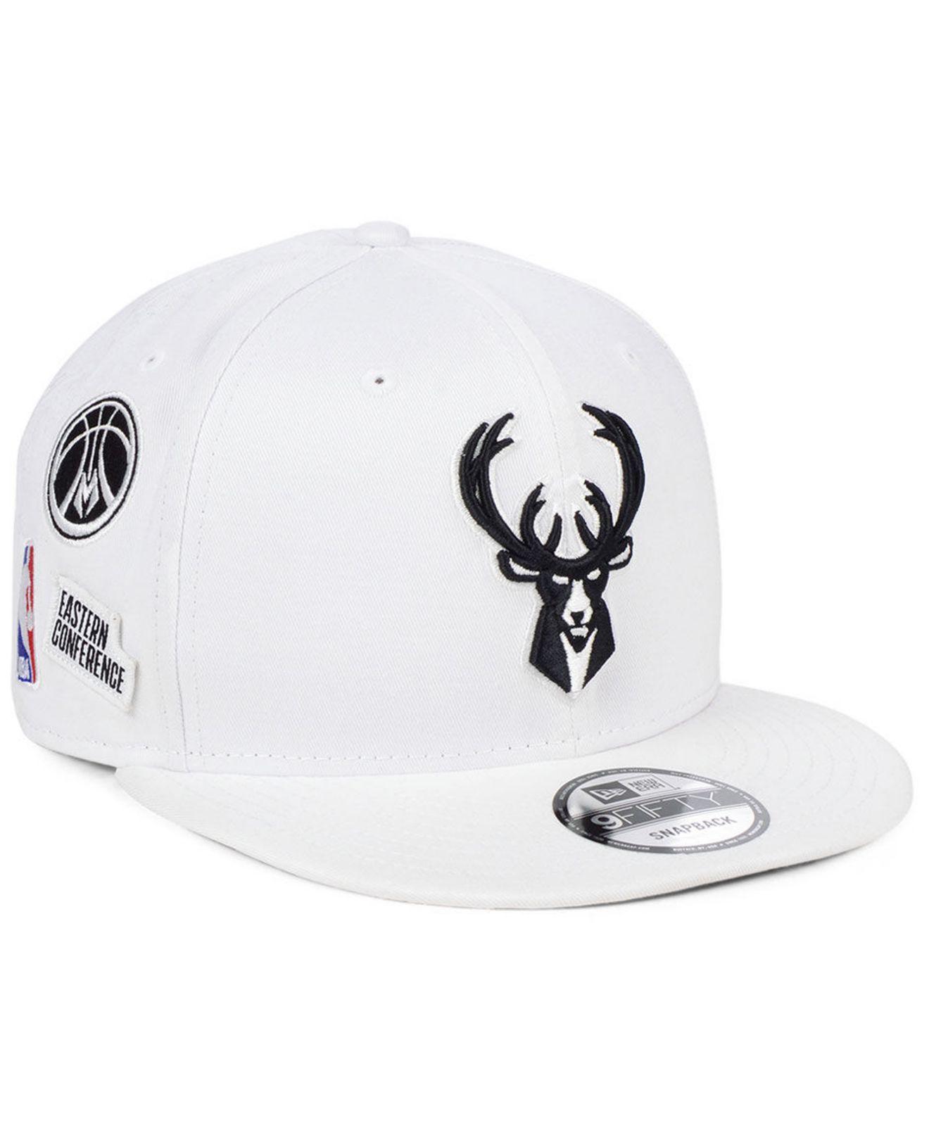 Ktz Synthetic Milwaukee Bucks Night Sky 9fifty Snapback Cap In White For Men Lyst