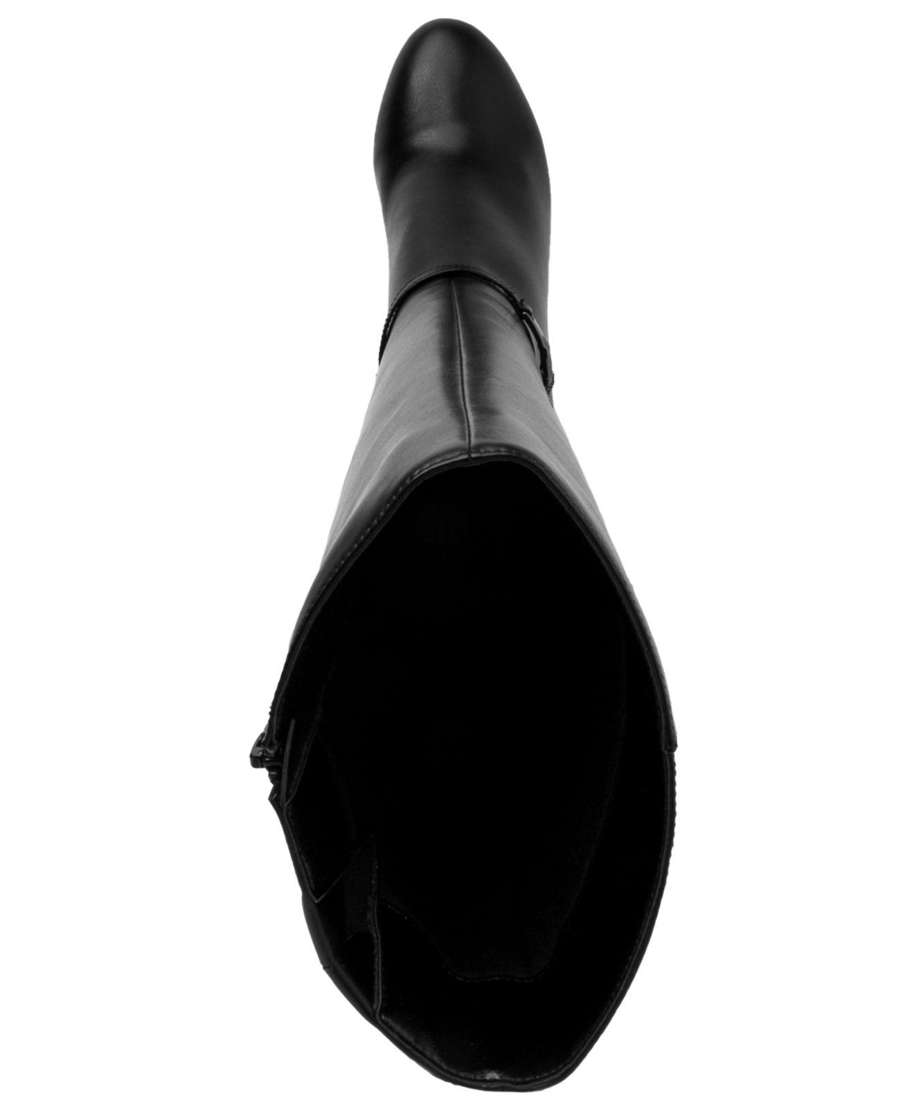 Karen Scott Hanna Wide-calf Dress Boots, Created For Macy's in Black - Lyst