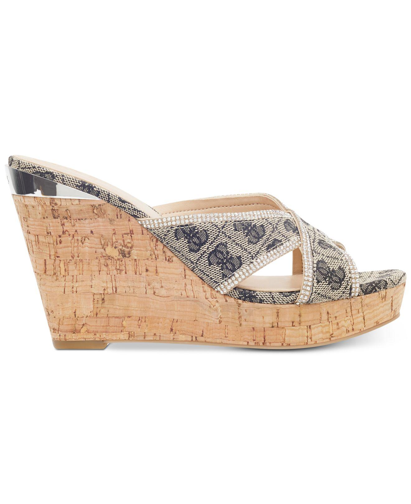 guess eleonora wedge sandal