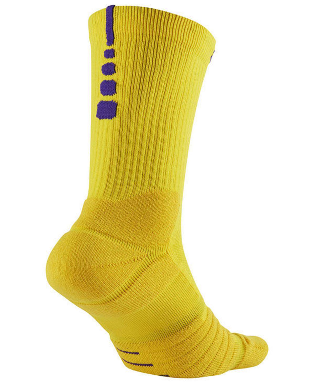 yellow nba socks