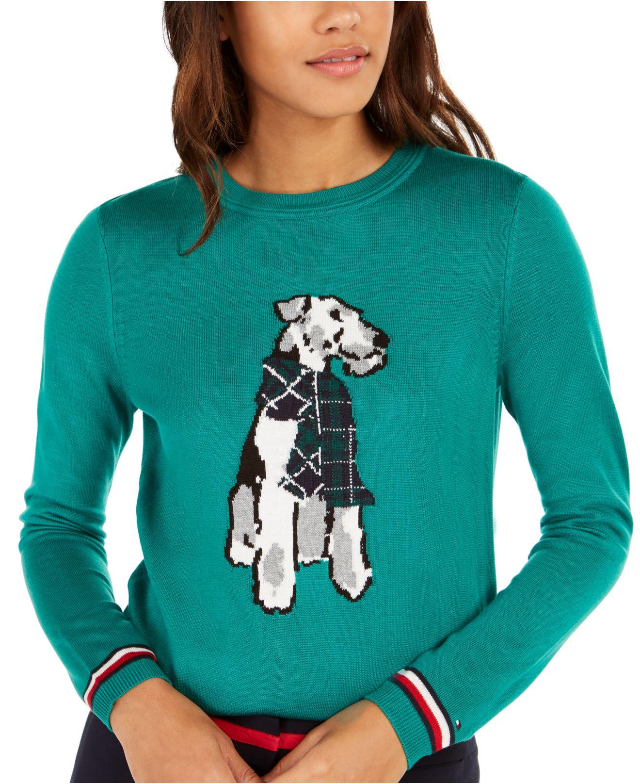 tommy hilfiger holiday terrier sweater