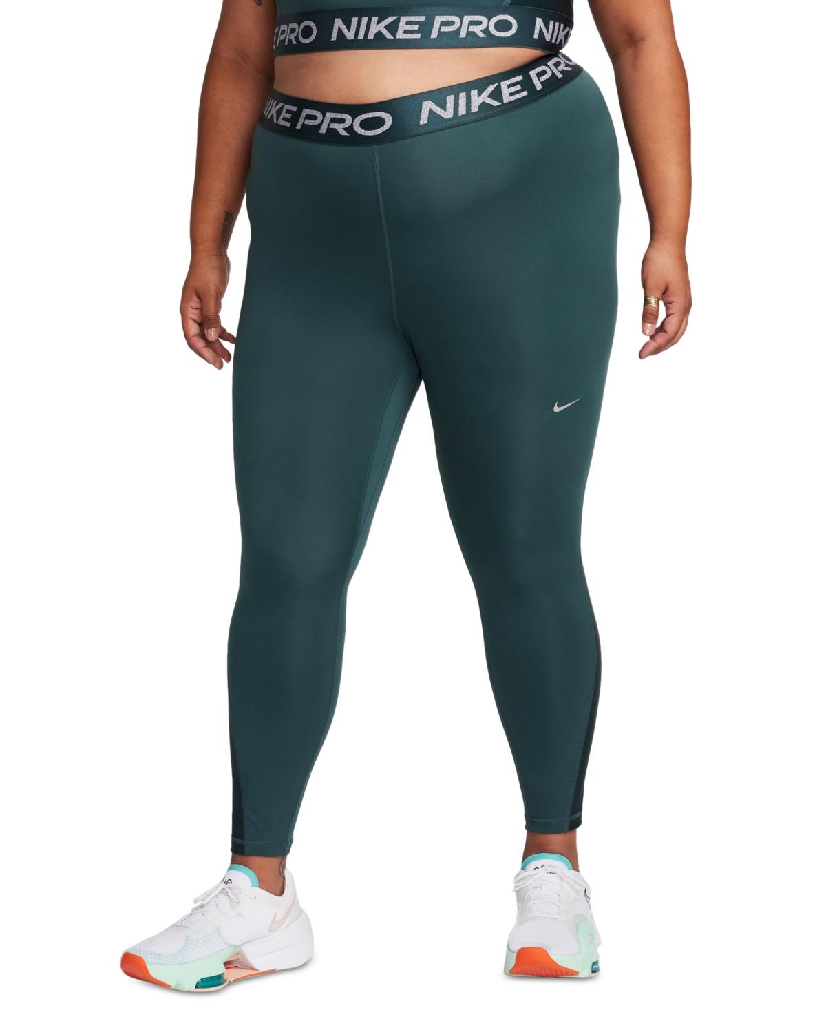 Nike metallic cheap leggings plus size