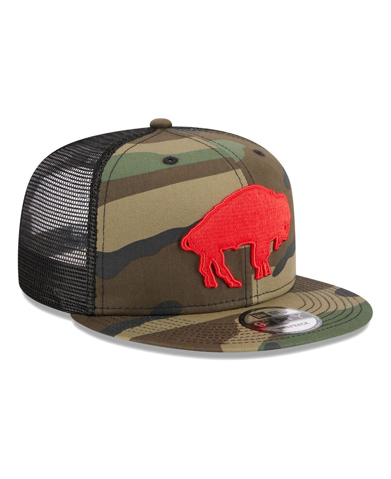 KTZ Camo Buffalo Bills Throwback Main Trucker 9fifty Snapback Hat