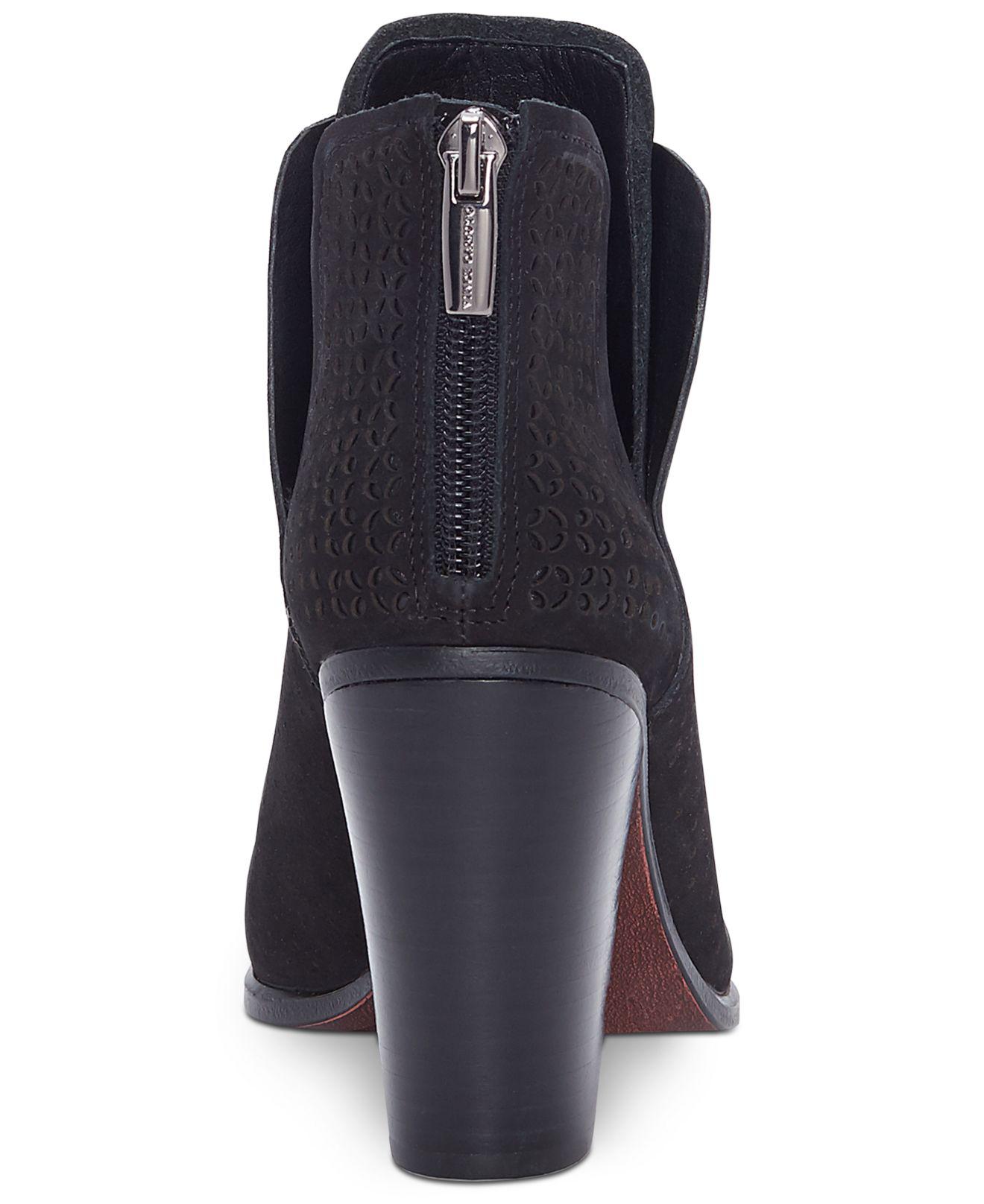 vince camuto farrier perforated booties