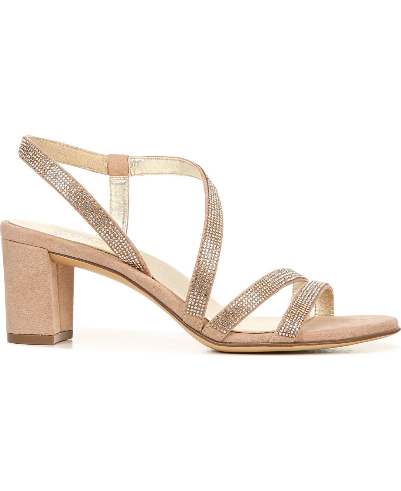 Naturalizer Vanessa Strappy Crystal Detail Block Heel Evening Dress Sandals | Dillard's in 2021 