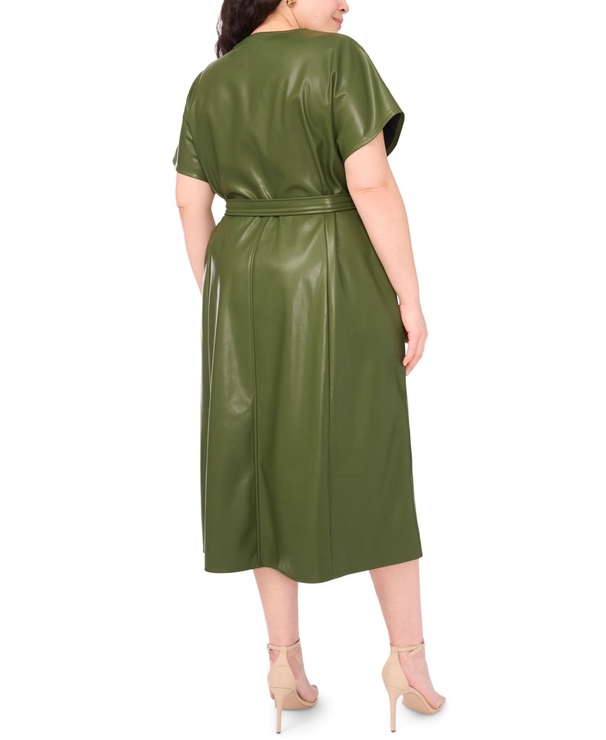slim fit dress slacks Stunning Floral Green GC MSK main image 0