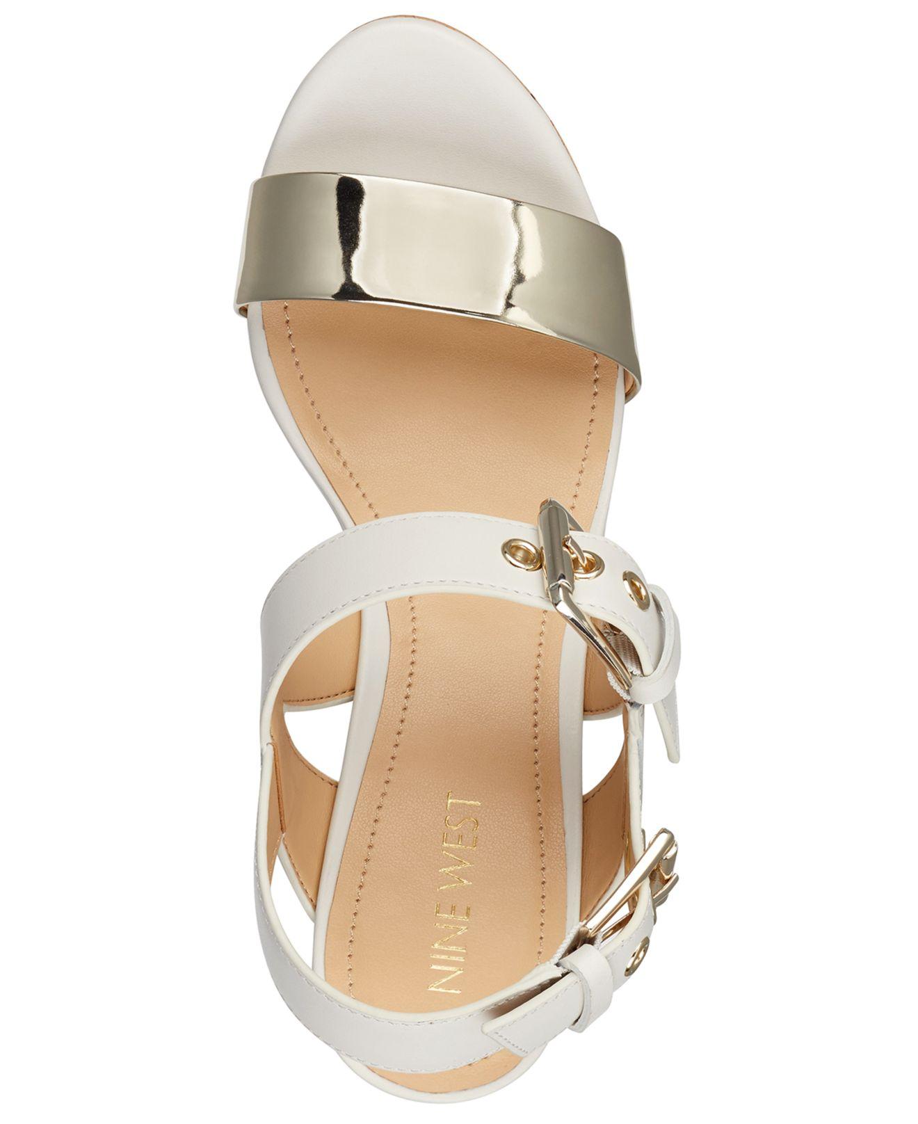 nine west scarlett wedge sandal
