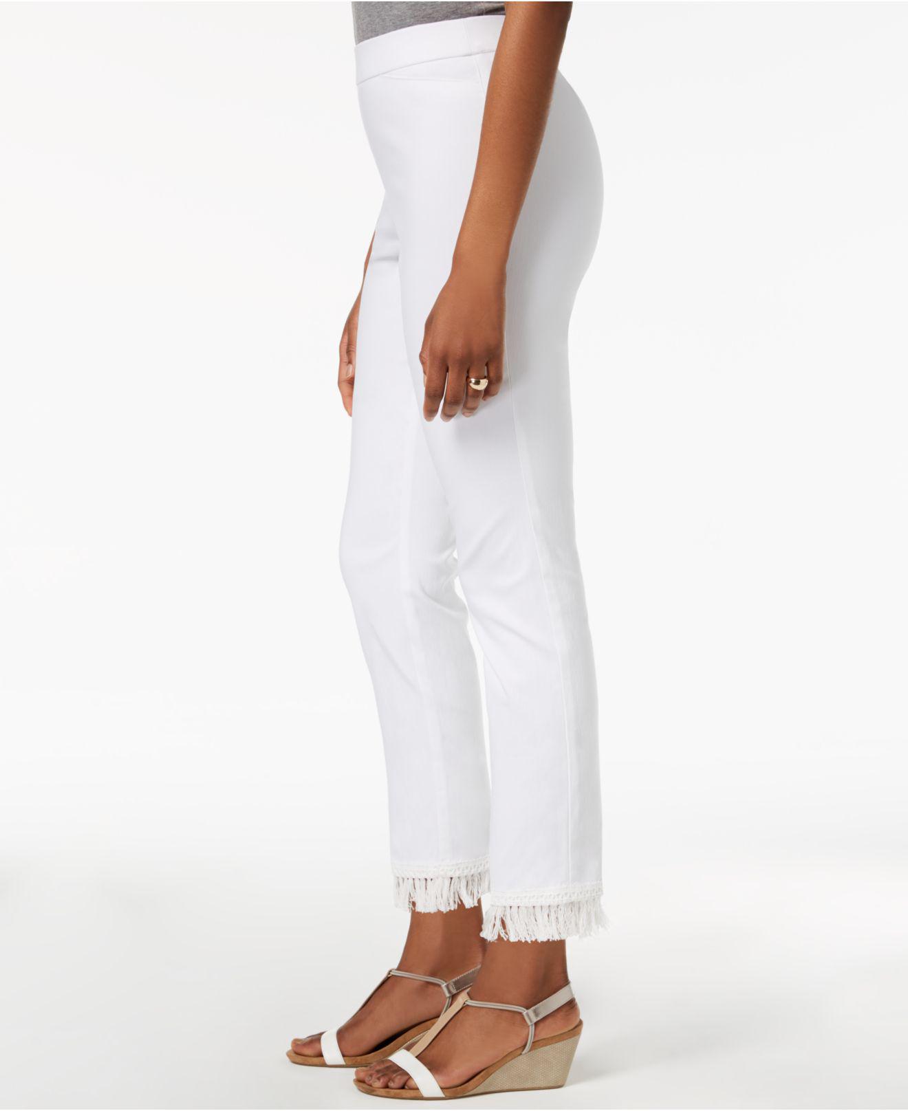macy's white pants