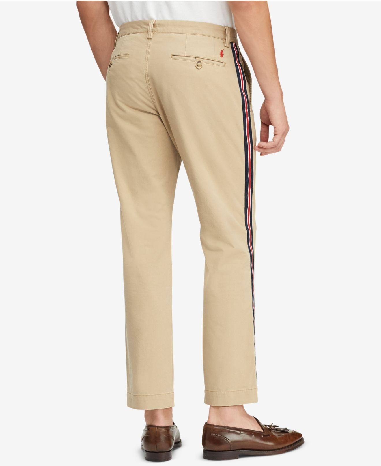 polo ralph lauren men's stretch straight fit bedford chino pants