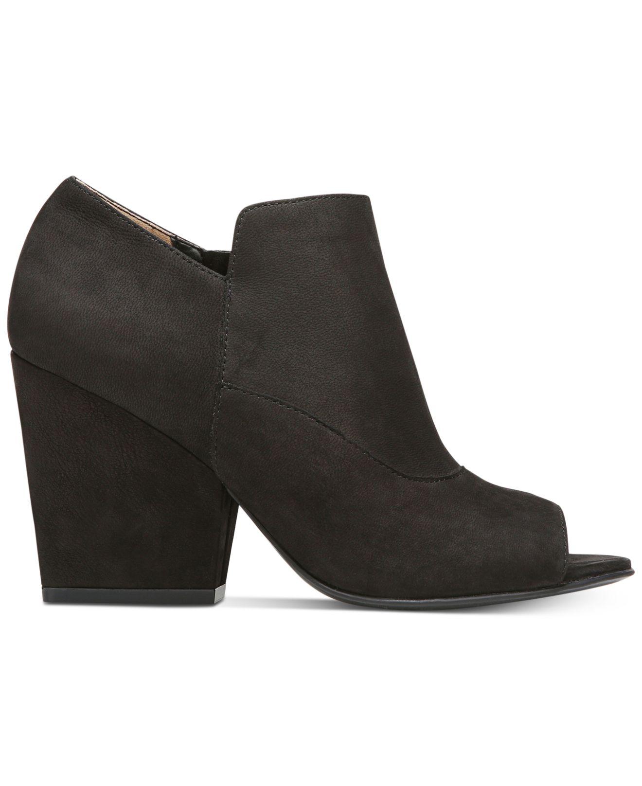 naturalizer peep toe booties