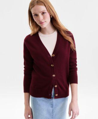 Charter Club Macys Womens Red Sweaters Macy's Cashmere