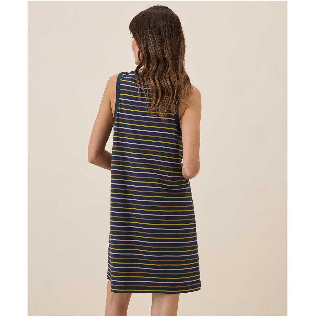 knee length dresses for ladies The Rib-Knit A-Line Tank Dress