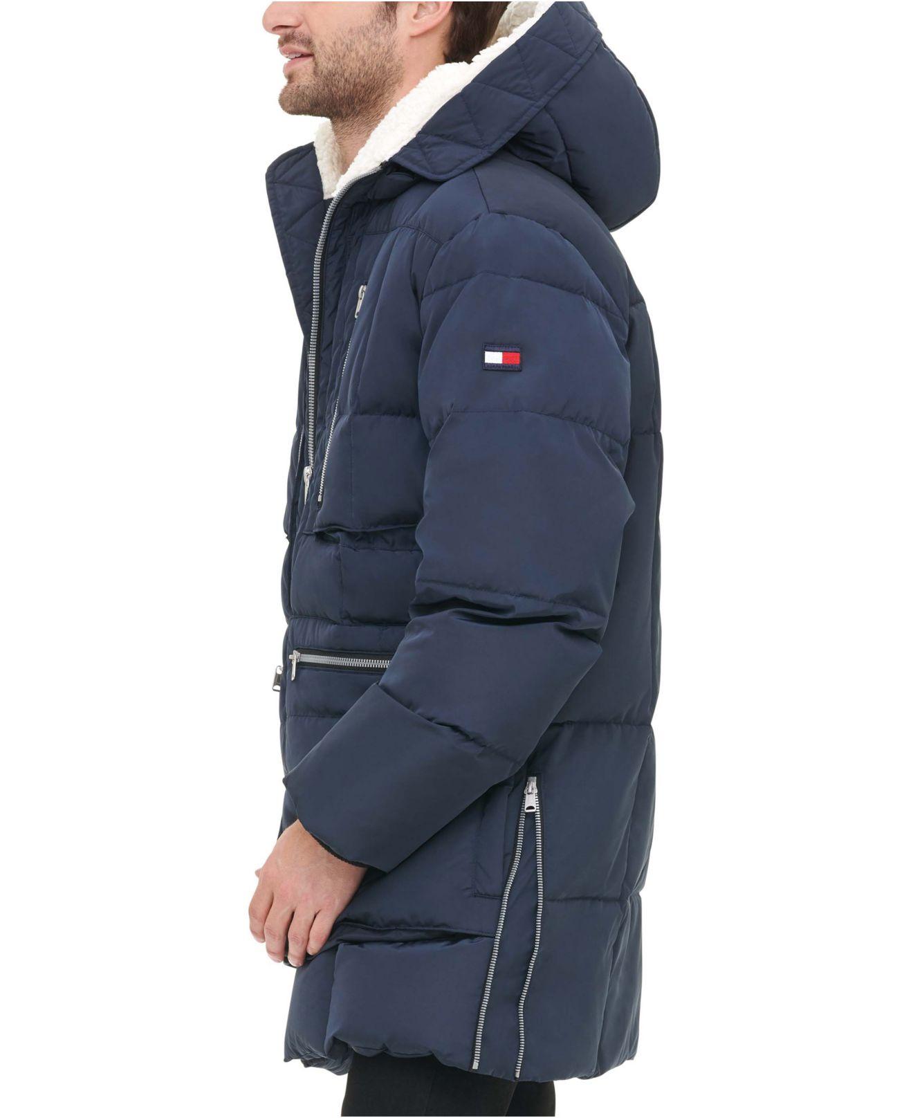 Tommy Hilfiger Synthetic Men?s Hooded Parka Jacket in Navy (Blue) for Men -  Lyst