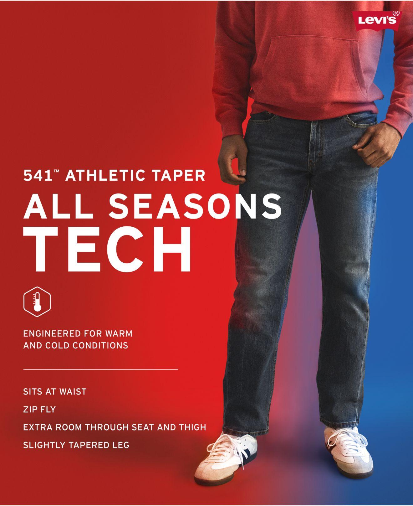 Levi's 541? Athletic Fit All Season Tech Jeans in Blue for Men | Lyst