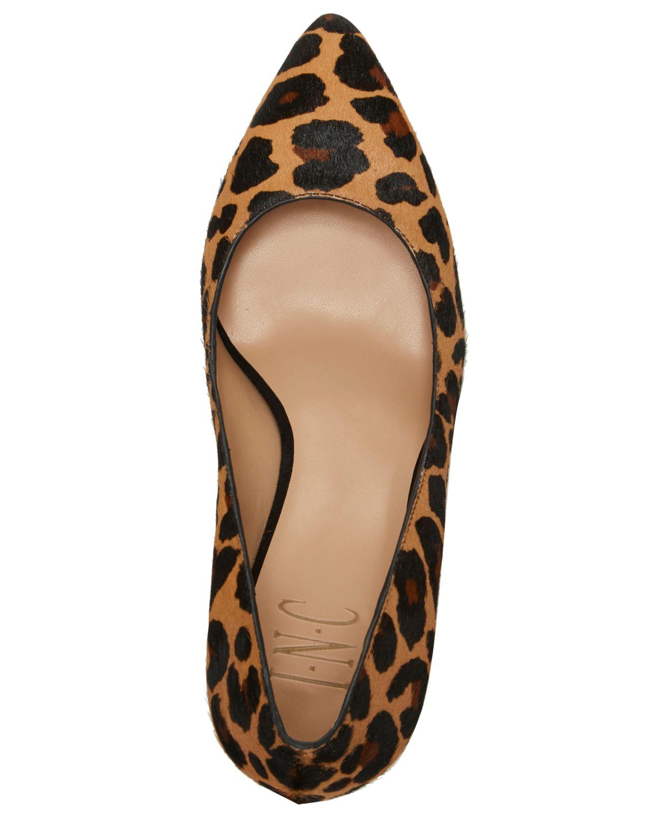 leopard pumps macys