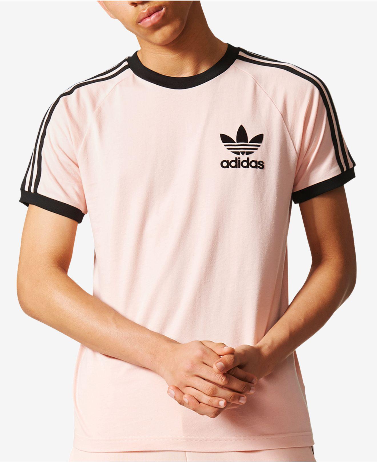 adidas originals california t-shirt pink
