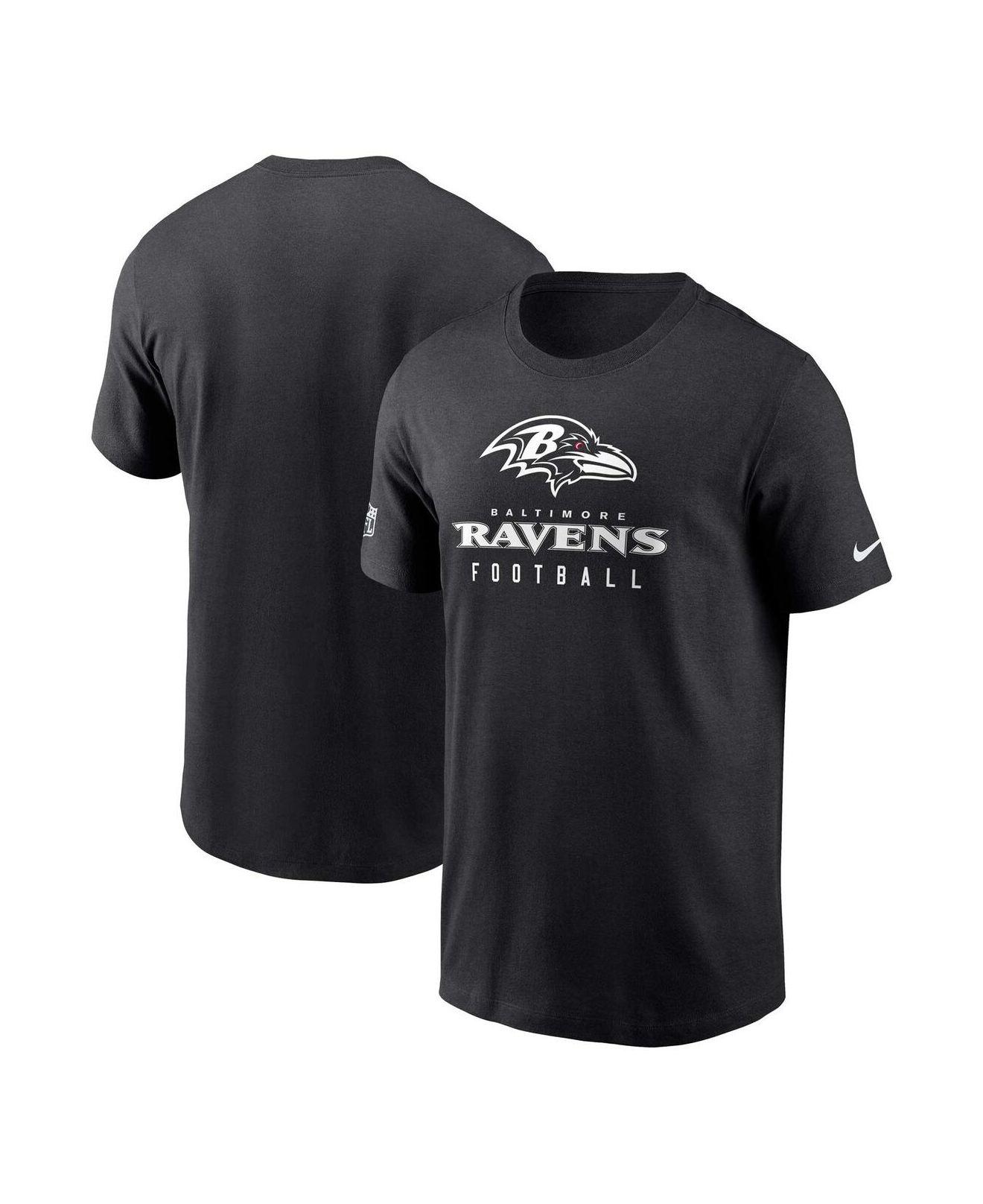 Nike Black Baltimore Ravens Sideline Performance T-shirt for Men
