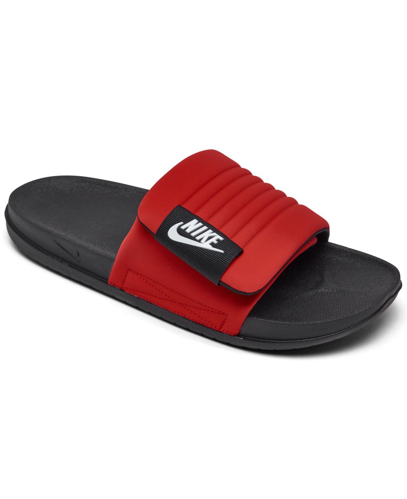 Nike Offcourt Adjust Slide Sandals From Finish Line in Red for Men