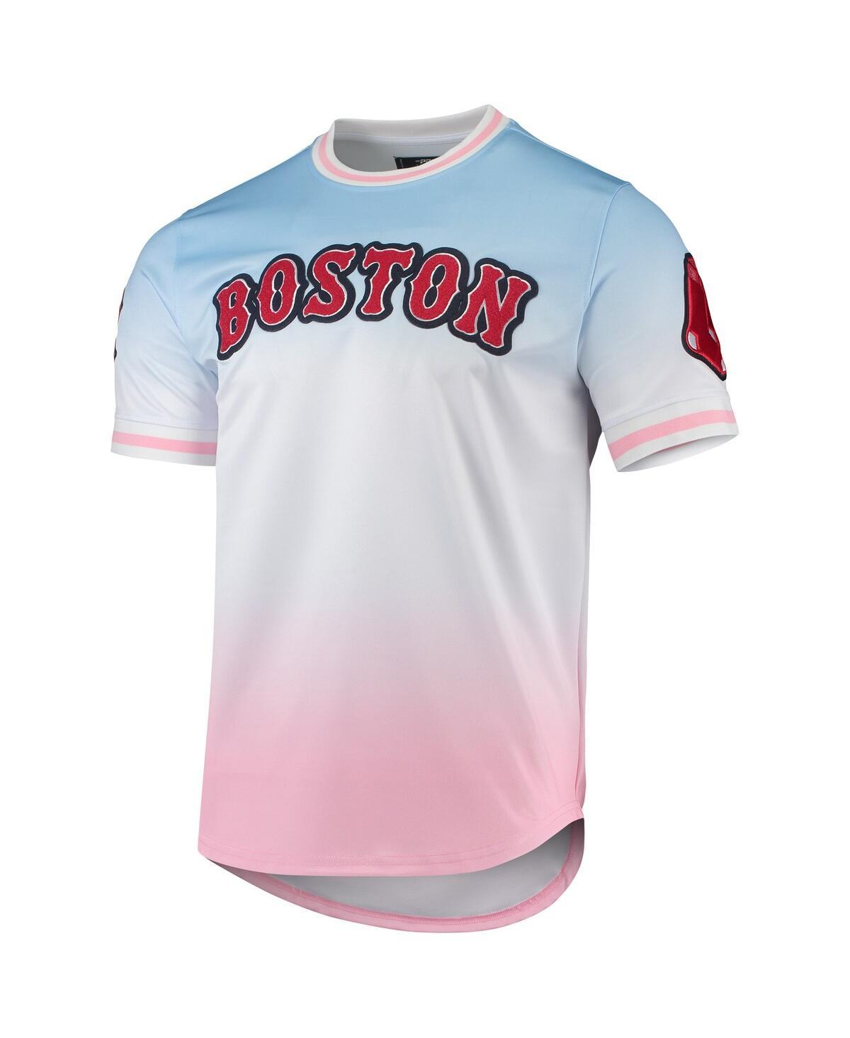 Atlanta Braves Pro Standard Ombre T-Shirt - Blue/Pink