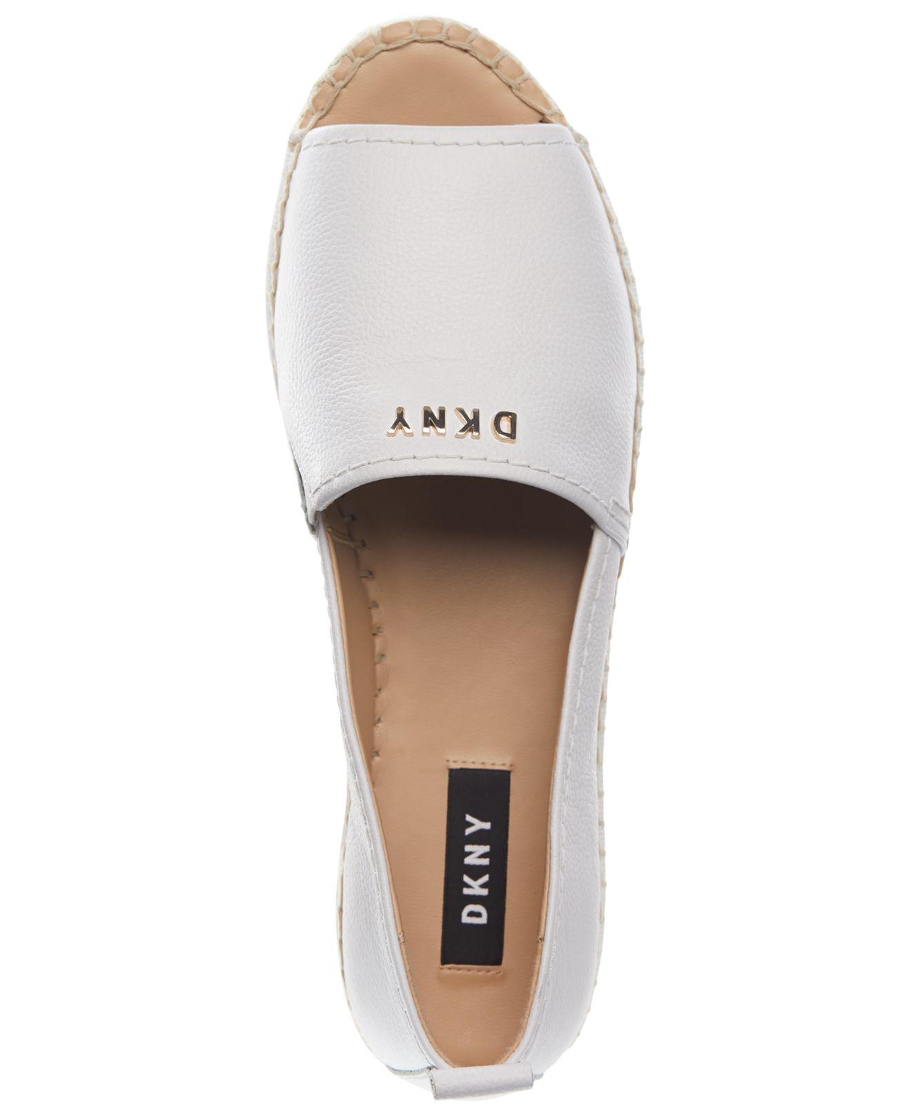 dkny mer peep toe espadrilles