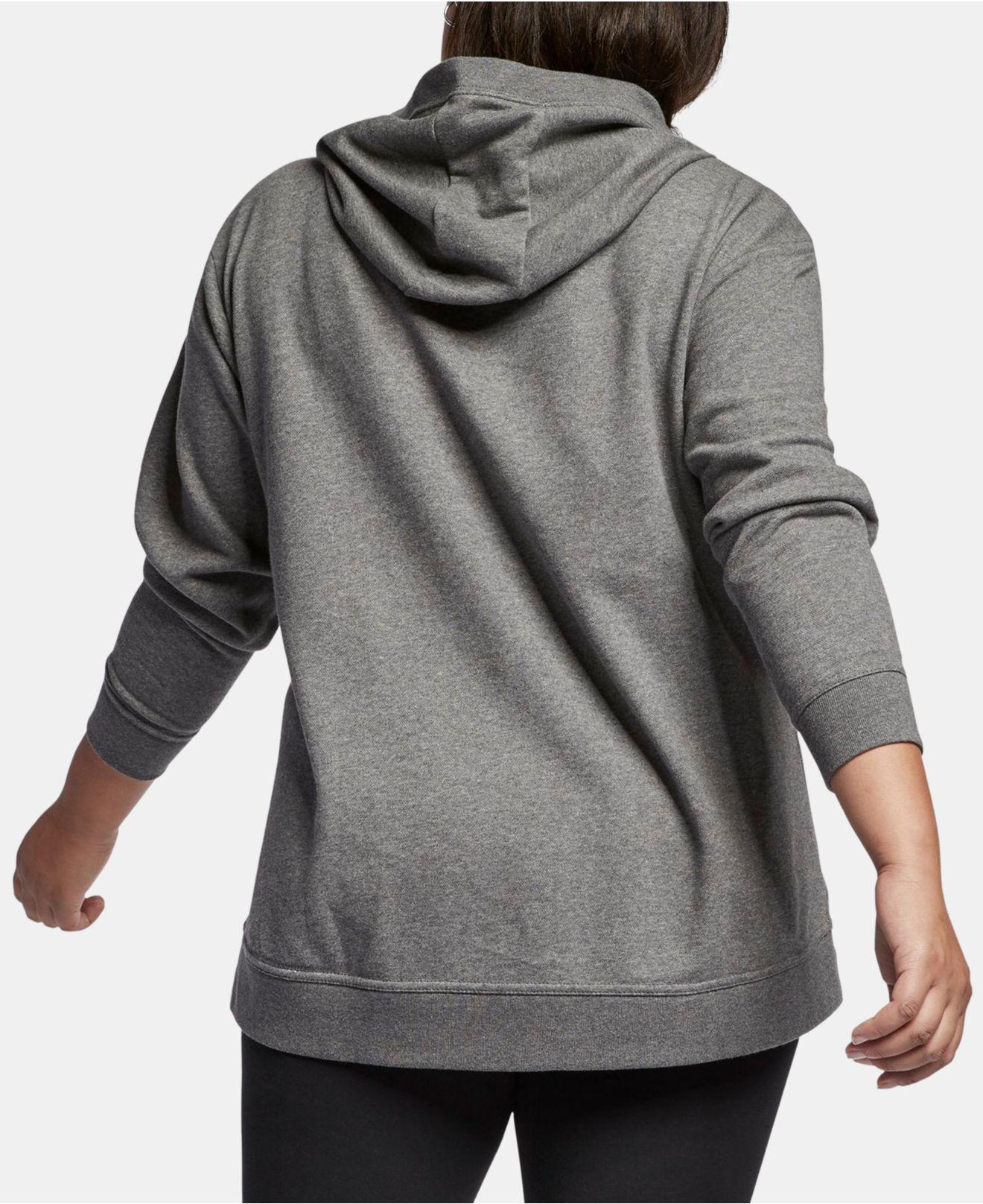 nike rally lace up hoodie
