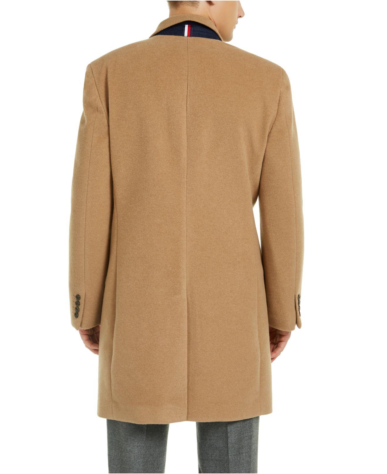 Tommy Hilfiger Coat, Barnes Double-button in Camel (Brown ...