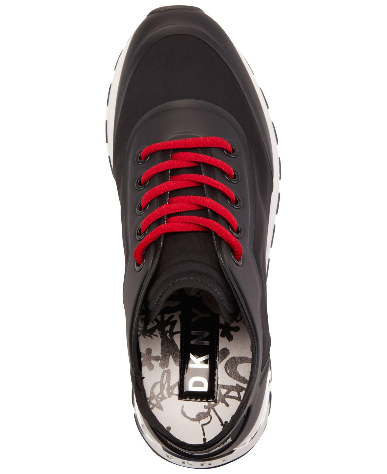 dkny lace up sneakers