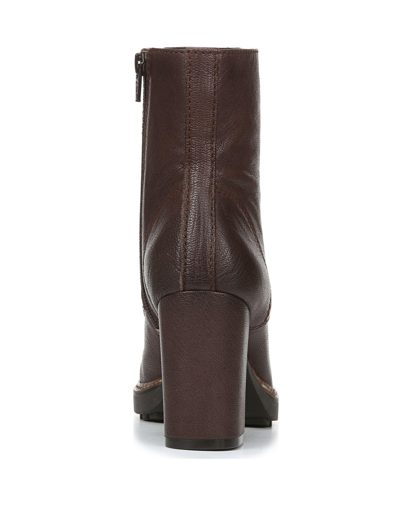 callie leather mid shaft boots