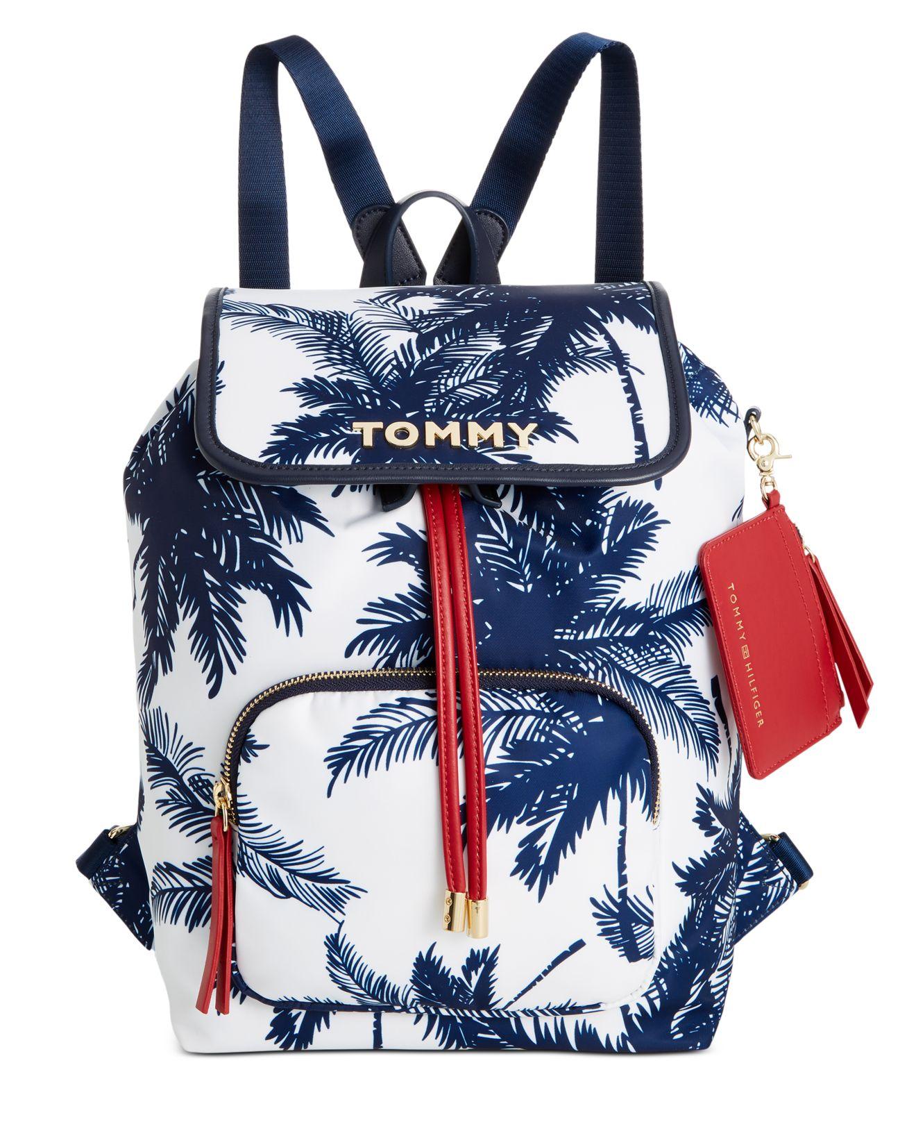 Tommy Hilfiger Synthetic Tammy Recycled Nylon Backpack in Navy/White (Blue)  - Lyst