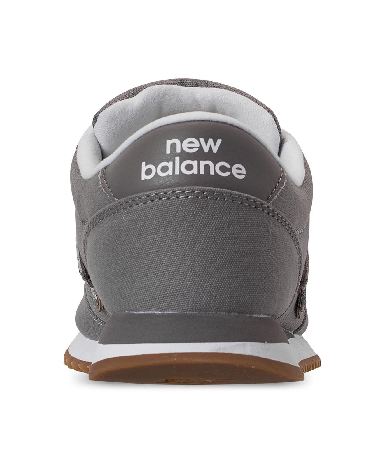 new balance men's 501 canvas gum casual sneakers