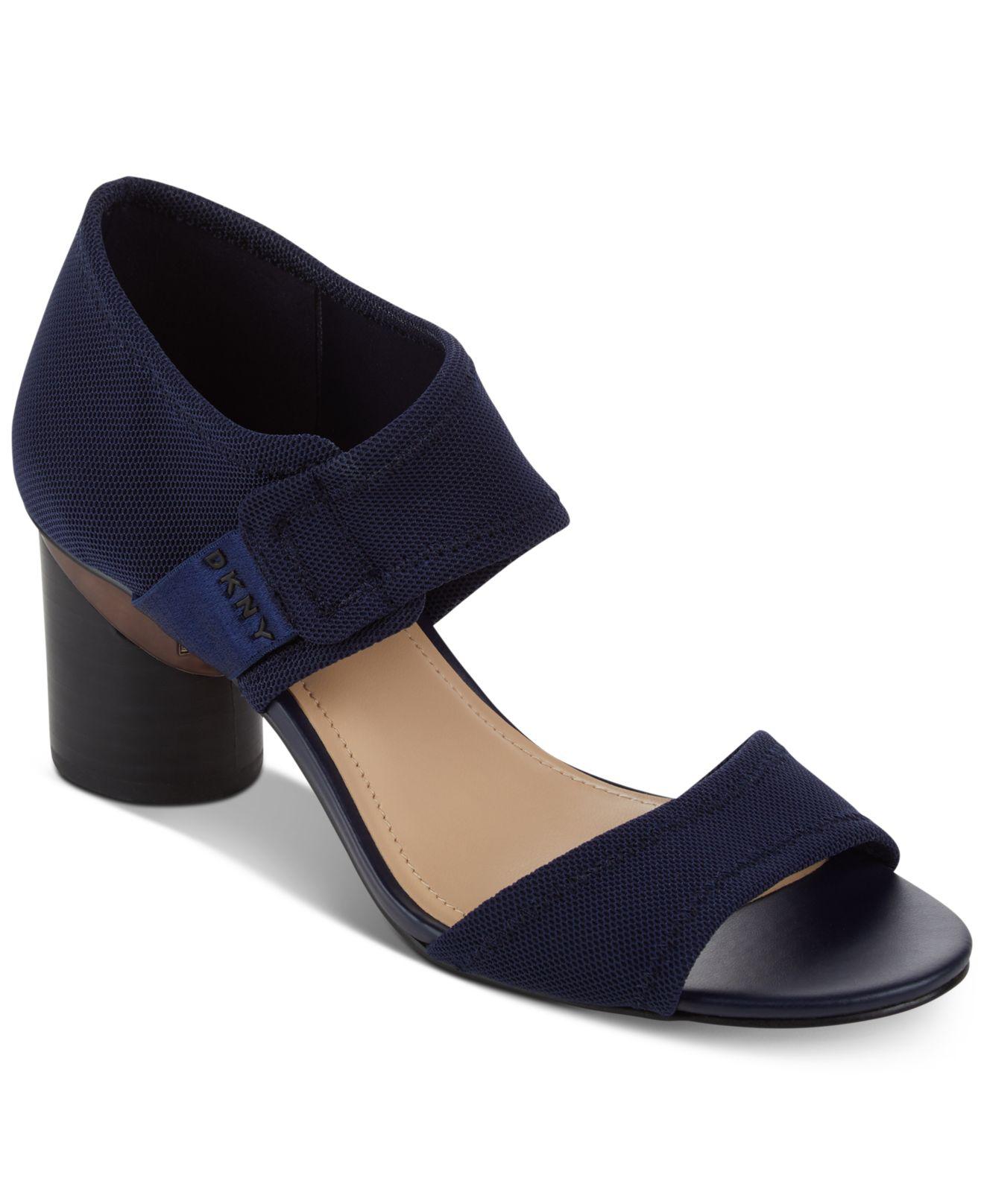 DKNY Penny Dress Sandals, Created For Macy's in Indigo (Blue) - Lyst