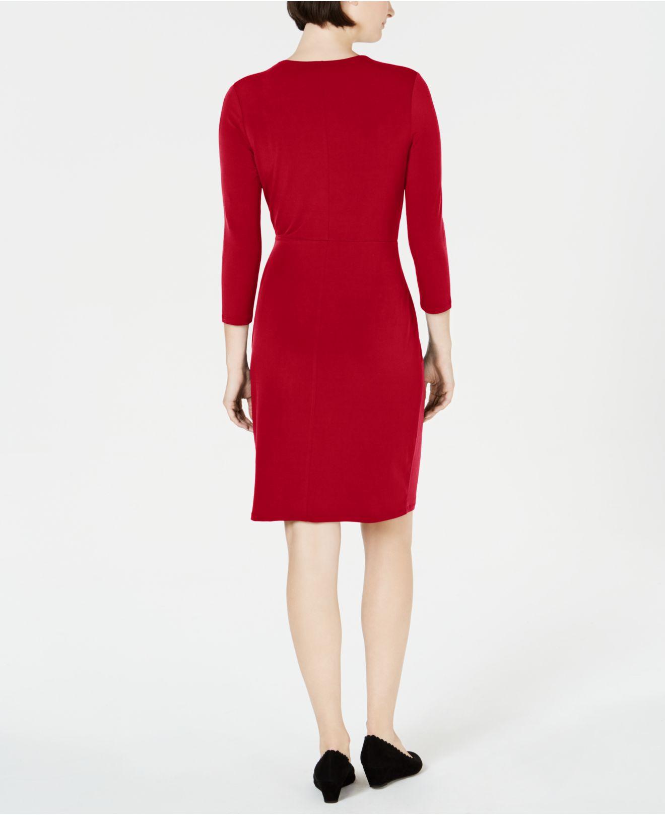 red macys dress