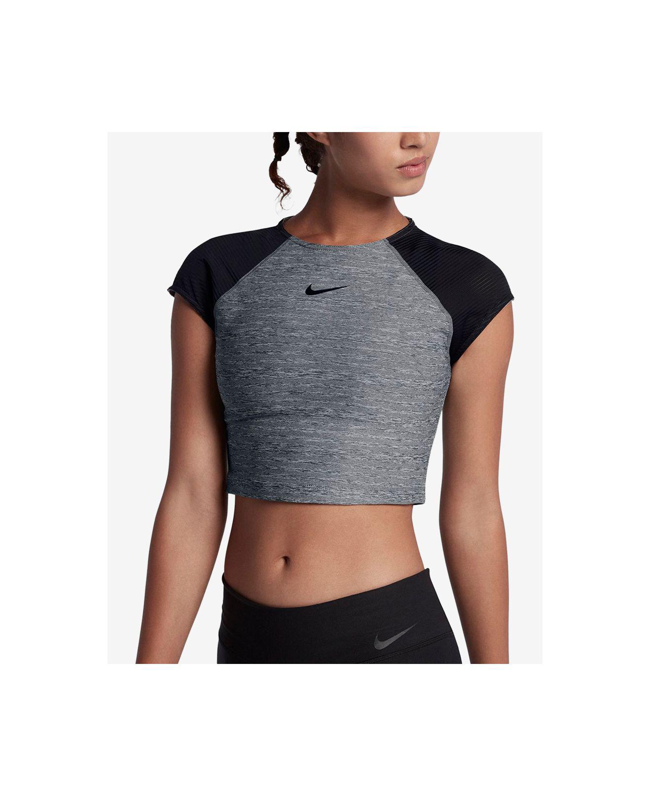 nike crop top dri fit
