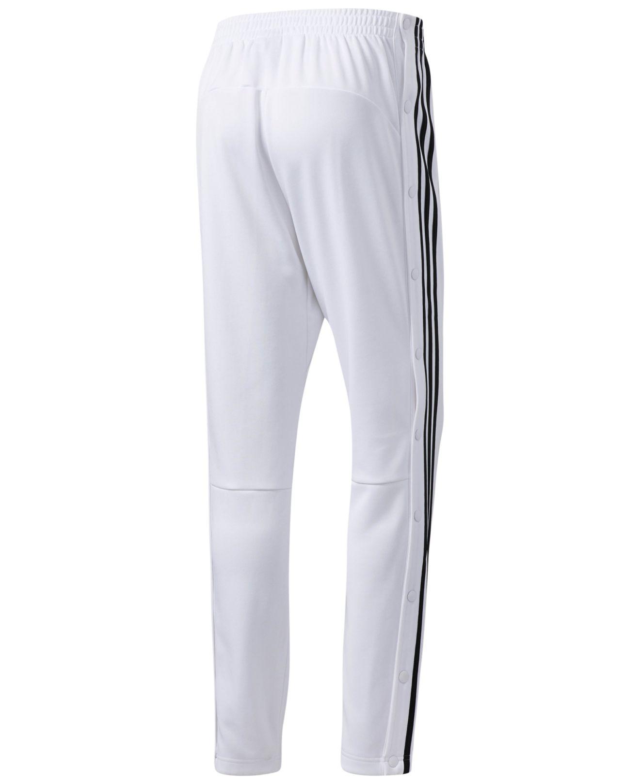 men's snap track pants