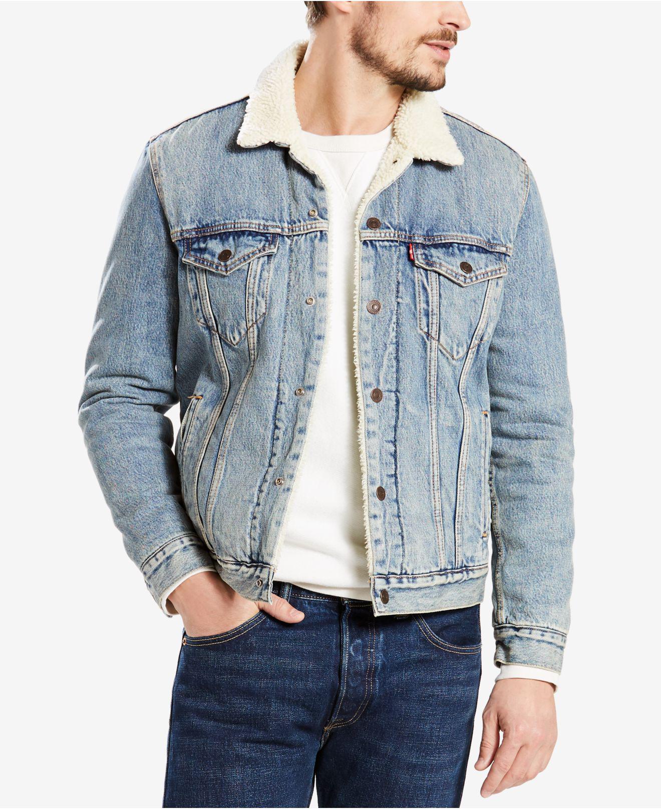 levi's sherpa trucker jacket duvall