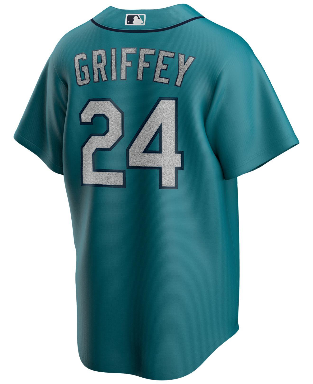 Nike Synthetic Ken Griffey Jr. Seattle Mariners Coop Player Replica ...