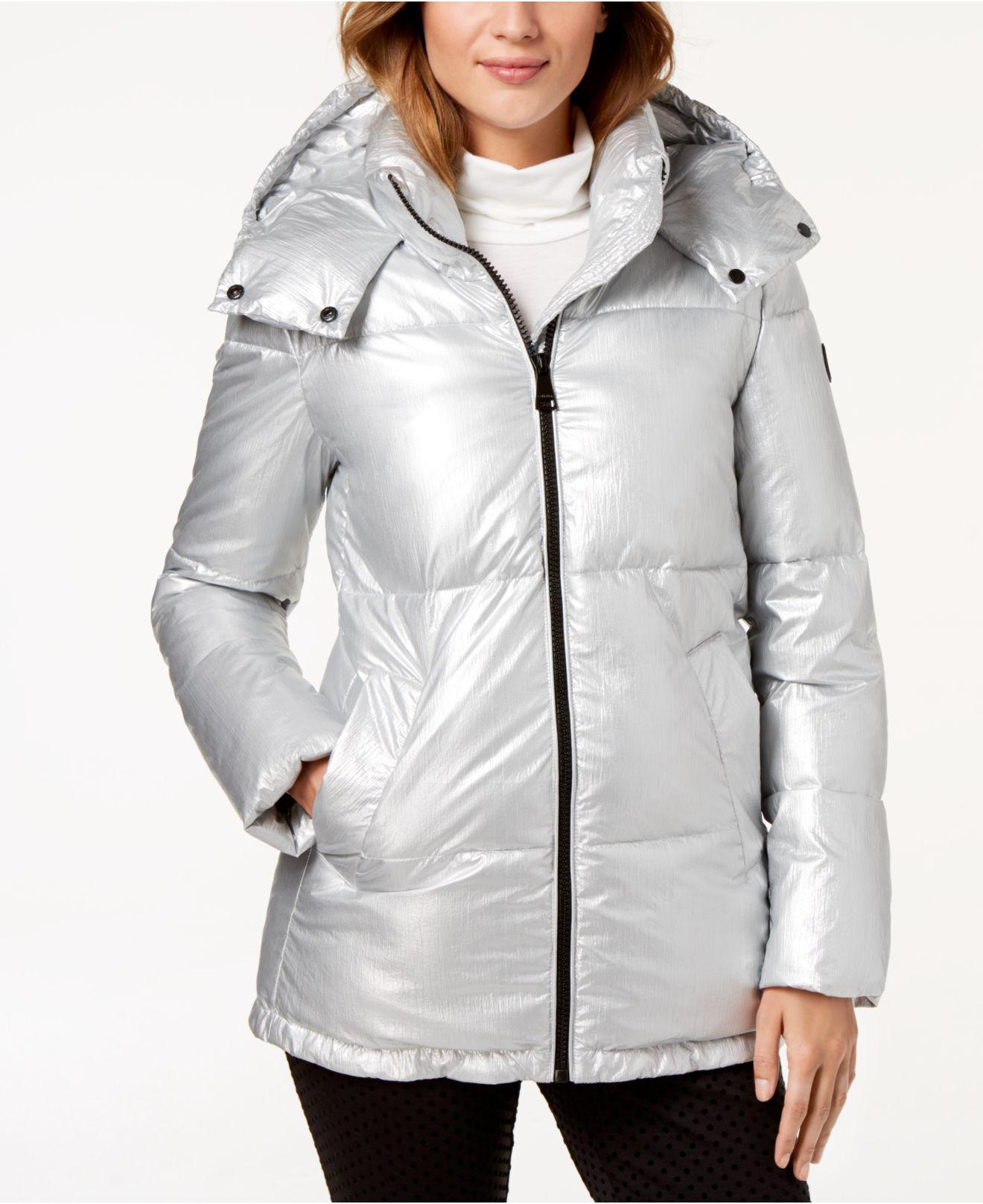 calvin klein silver jacket