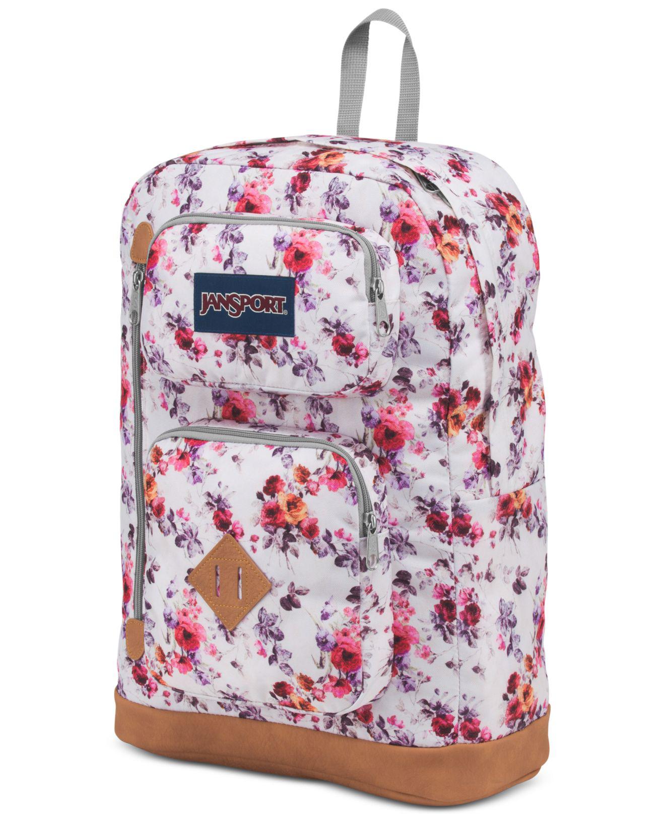 floral jansport backpack