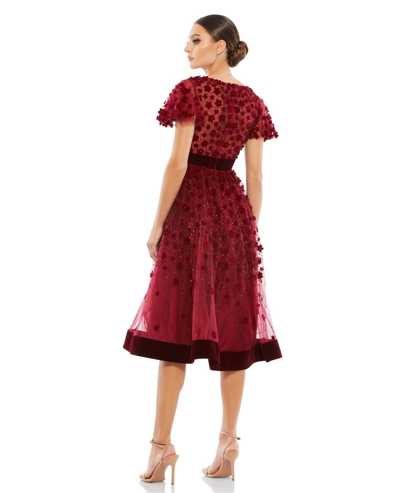 Embellished midi top dress uk