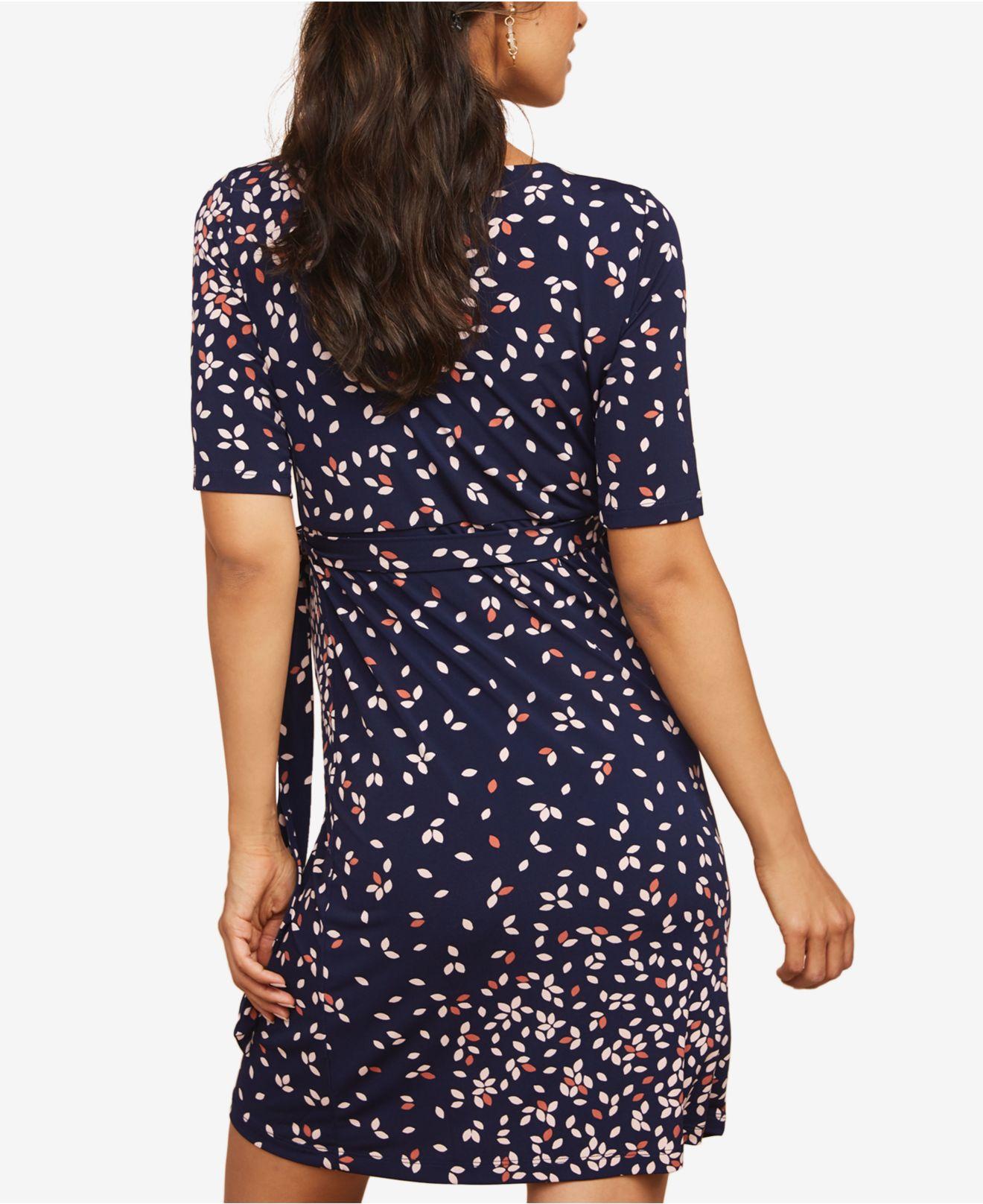 motherhood wrap dress