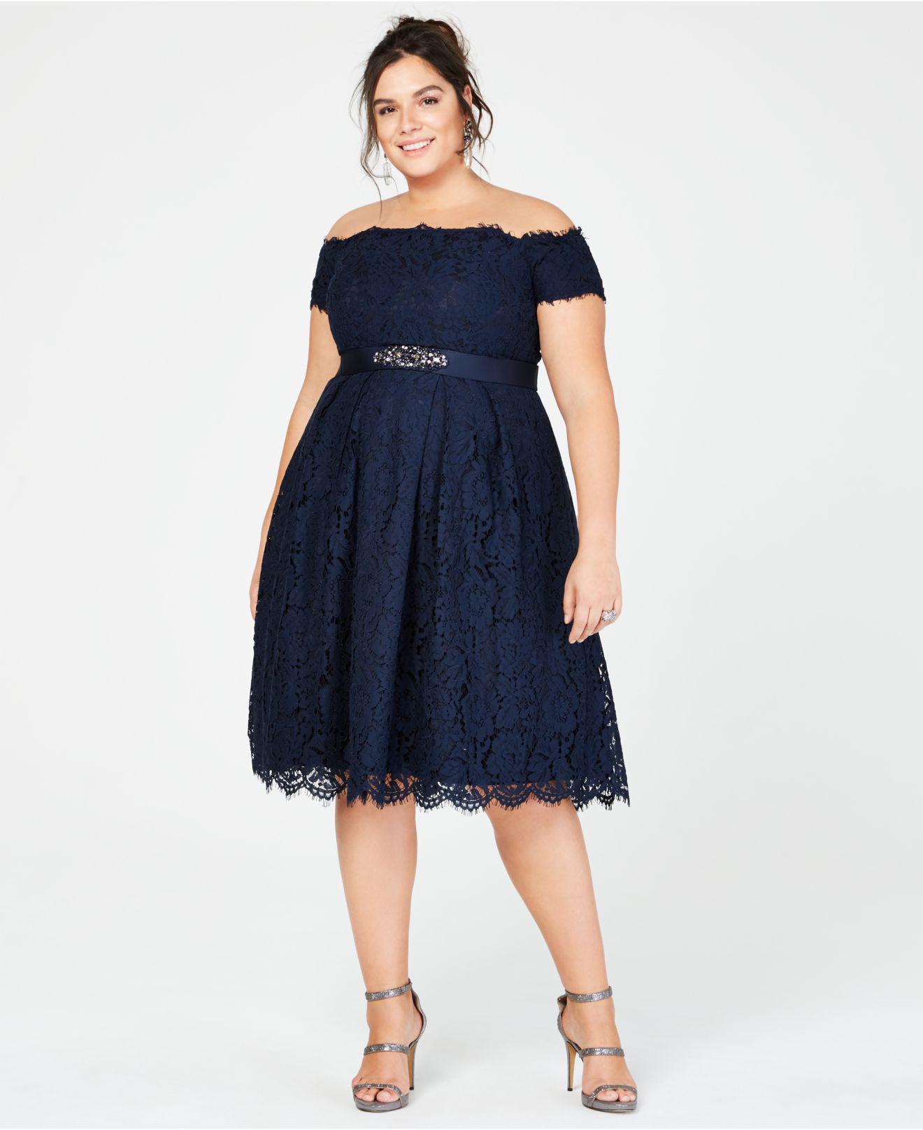 city chic off the shoulder lace dress