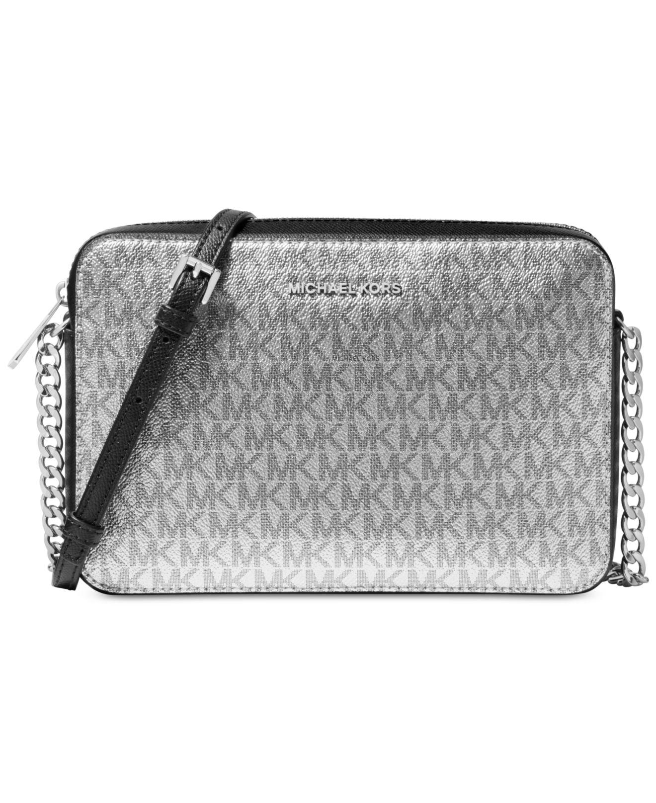 michael kors metallic crossbody