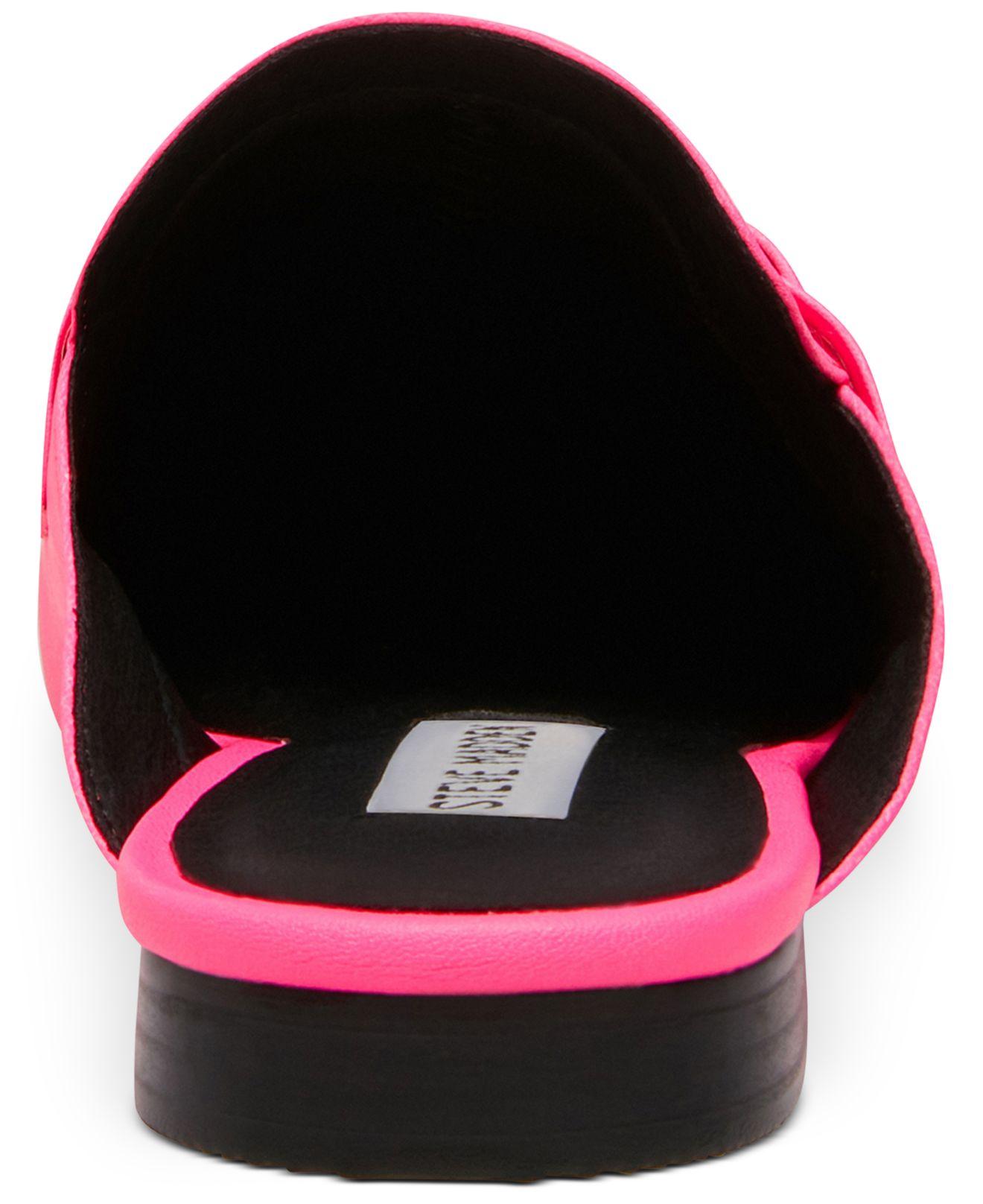 steve madden mules pink