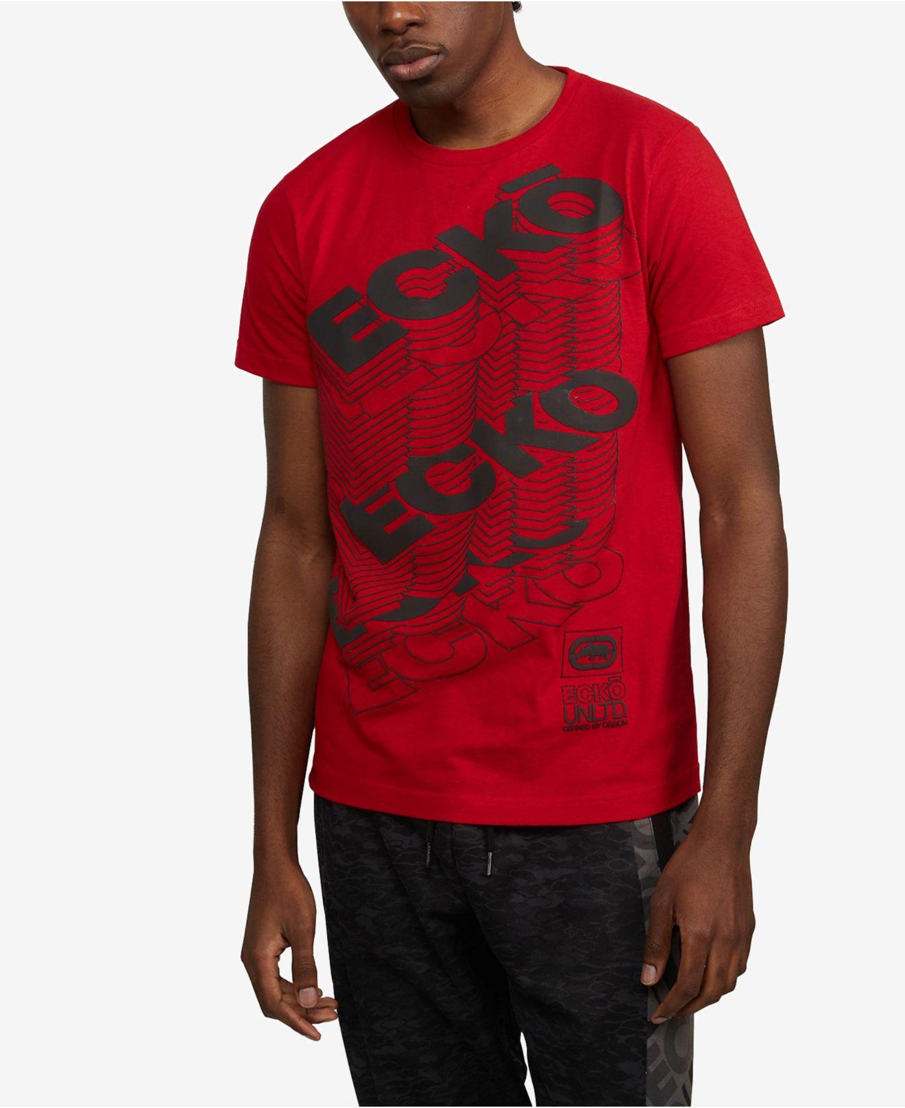Ecko' Unltd Big And Tall Sitting On Stacks Graphic T-shirt in Red for Men |  Lyst