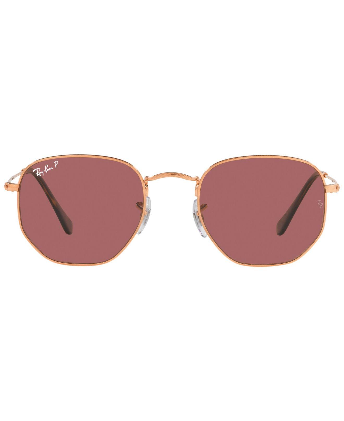 Ray-Ban Unisex Polarized Sunglasses, Rb3548n 51 in Pink | Lyst