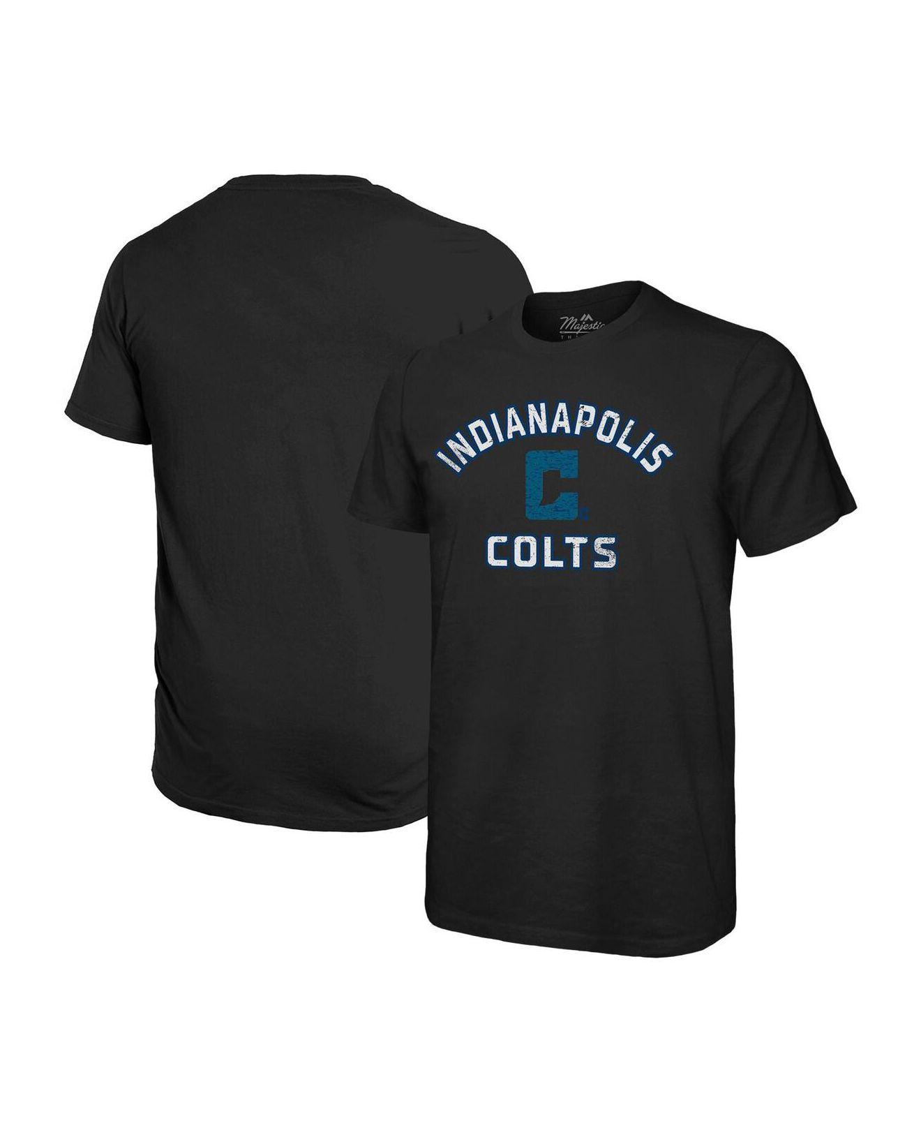 Indiana Nights Indianapolis Colts Majestic Threads Alternate Tri-Blend  Hoodie T-Shirt - White