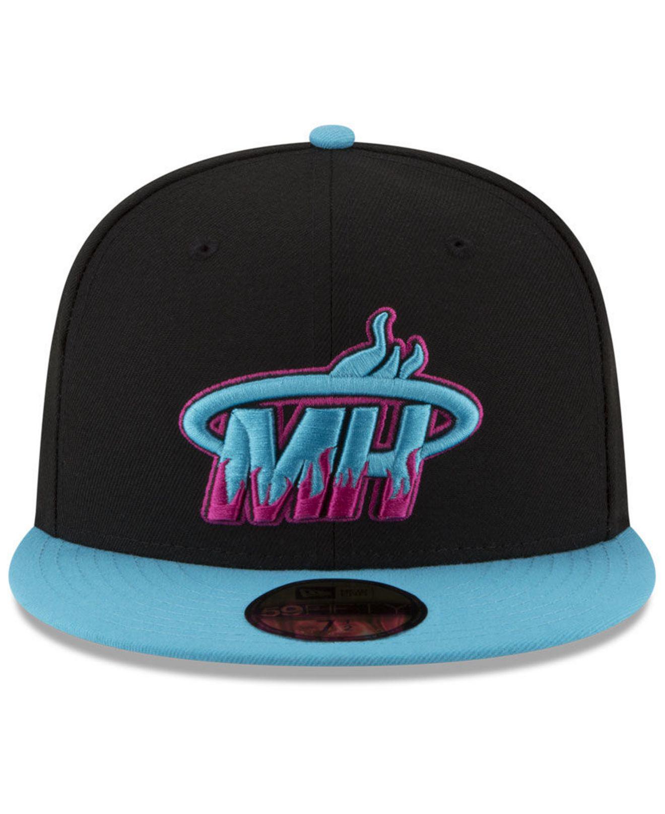 KTZ Miami Heat Dark City Combo 59fifty Fitted Cap for Men | Lyst